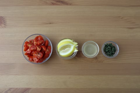 Thyme & Lemon Haddock - Step #2 Mise en place