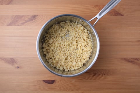 Mediterranean-Spiced Chicken - Step #2 Cook the bulgur