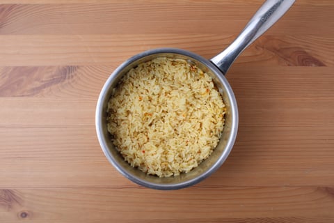 Seared Chicken Breasts with Sage Sauce - Step #1 Cook the rice