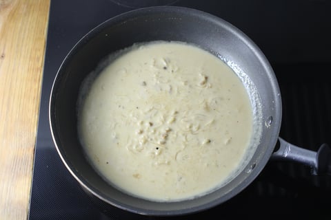 L’Artisan: Filets Mignons with Demi-Glace Cream Sauce - Step #5 Make the sauce