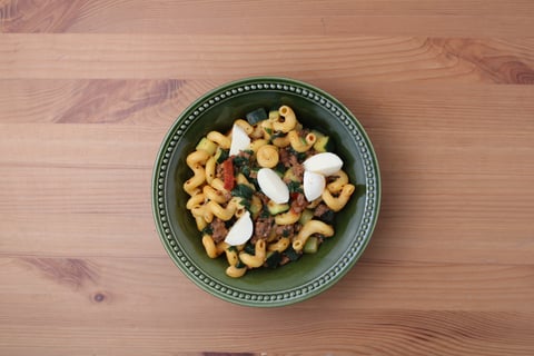Nick’s Pick | Beef, Bocconcini & Sun-Dried Tomato Cavatappi - Step #6 Combine the pasta & serve