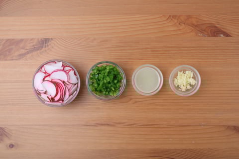 Chicken Tacos with Spicy Tomatillo-Jalapeño Salsa Verde - Step #2 Mise en place