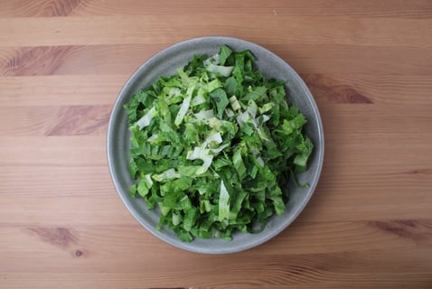 Grilled Chicken Gyro - Step #3 Make the salad