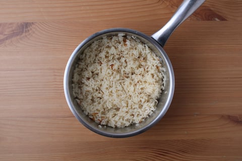 Goodfood Travels: Mexico City Chicken Tinga - Step #2 Cook the rice