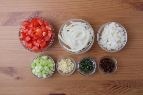 Goodfood Travels: Mexico City Chicken Tinga - Step #1 Mise en place