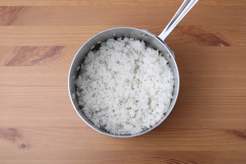 Steak Bánh Mì Bowls - Step #1 Cook the rice
