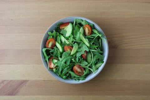 Seared Halloumi & Quinoa Salad - Step #5 Make the salad