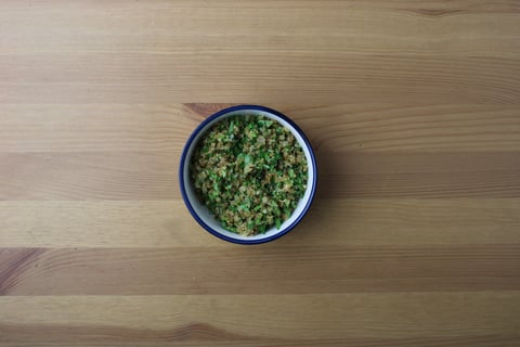Roasted Fioretto & Cheesy Gemelli - Step #4 Faire la chapelure au grana padano