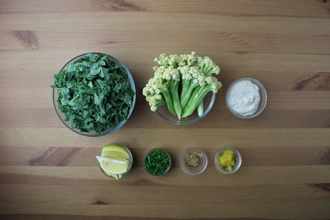 Roasted Fioretto & Cheesy Gemelli - Step #1 Mise en place