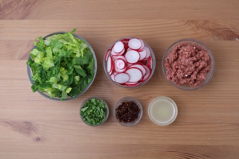 Spicy Impossible™ Beef Al Pastor Bowls - Step #3 Mise en place