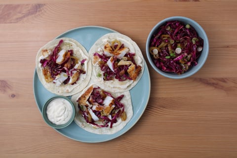 Protein Swap | Spiced Salmon Tacos - Step #6 Dresser les plats