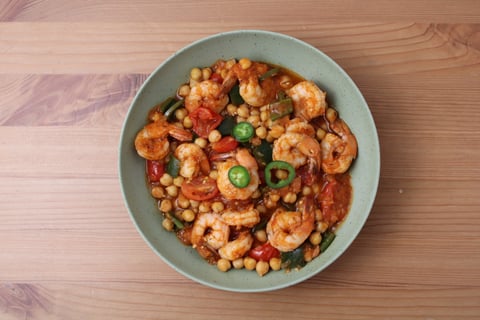 Spicy Shrimp & Chickpea Jambalaya - Step #4 Plate your dish