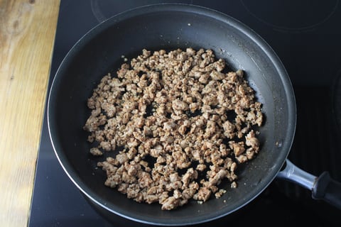 Fast & Fresh Torchiette with Ground Pork - Step #1 Cuire le porc