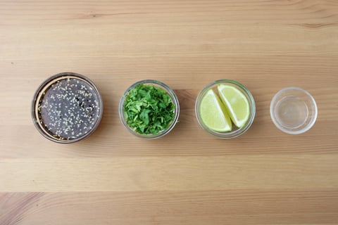 Orange & Sesame Glazed Steaks - Step #2 Mise en place