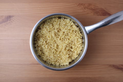 Greek-Style Ground Pork Bulgur Bowls - Step #1 Cook the bulgur