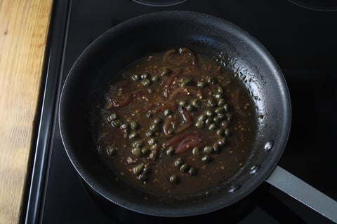 Pork Chops Piccata - Step #3 Make the sauce