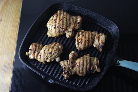 Nick’s Pick | BBQ Chicken Thigh Burgers - Step #3 Grill the chicken
