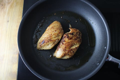 Calorie-Wise: Spicy Buldak Fire Chicken - Step #1 Cook the chicken