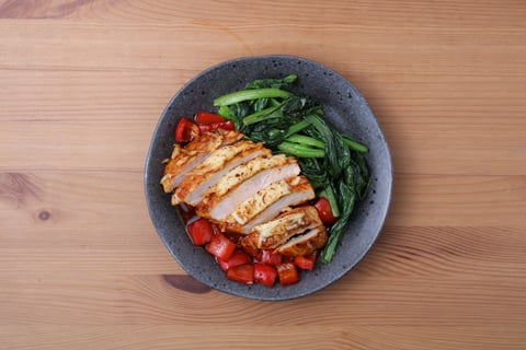 Calorie-Wise: Spicy Buldak Fire Chicken - Step #6 Plate your dish
