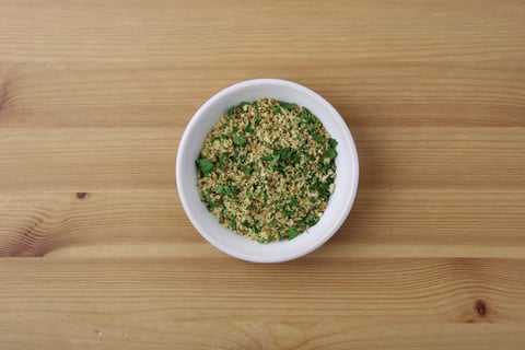 Shrimp Scampi Bucatini - Step #4 Griller le panko