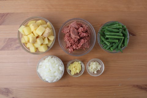 Impossible™ Beef Keema Aloo - Step #2 Mise en place