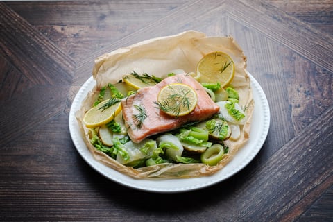L’Artisan × St. Lawrence Restaurant: Steelhead Trout en Papillote - Step #6 Plate your dish