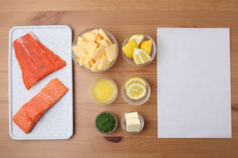 L’Artisan × St. Lawrence Restaurant: Steelhead Trout en Papillote - Step #2 Mise en place