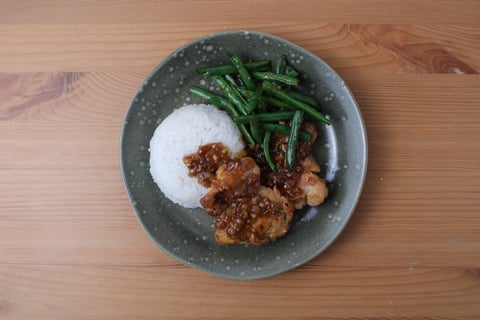 Goodfood Travels: Vietnam's Ginger Caramel Chicken - Step #6 Plate your dish