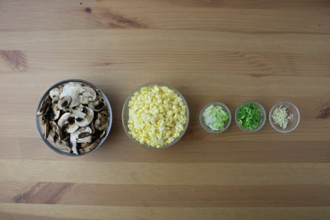 Corn & Pancetta Risotto - Step #1 Mise en place