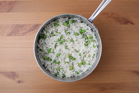 Sweet & Sour Beef Meatballs - Step #2 Cook the rice