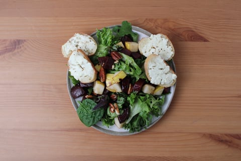 Warm Beet, Pear & Pecan Salad - Step #1 Finish the salad & serve
