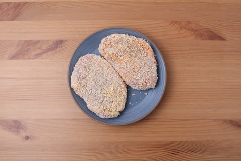 Crispy Pork Chops Tonkatsu - Step #2 Préparer le porc