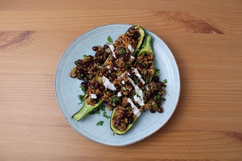 El Máximo Mexican Zucchini Boats - Step #6 Dresser les plats
