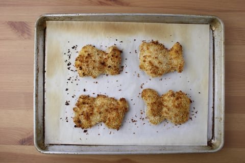 Oven-‘Fried’ Chicken Thighs - Step #1 Préparer et rôtir le poulet