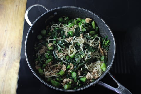 Umami Bomb Beef Noodle Bowls - Step #3 Combine the noodles