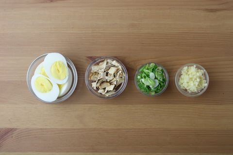 Tonkotsu Pork Ramen - Step #1 Mise en place