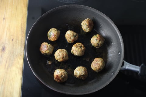 Indian-Spiced Pork Meatballs - Step #3 Cook the meatballs