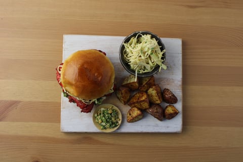 Tandoori Chicken Sandwiches - Step #6 Plate your dish