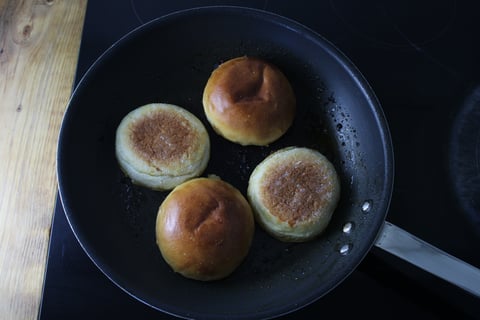 Tandoori Chicken Sandwiches - Step #5 Toast the buns