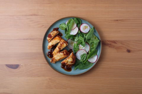 Carb-Wise: Chicken ‘Parmigiana’ - Step #5 Dresser les plats