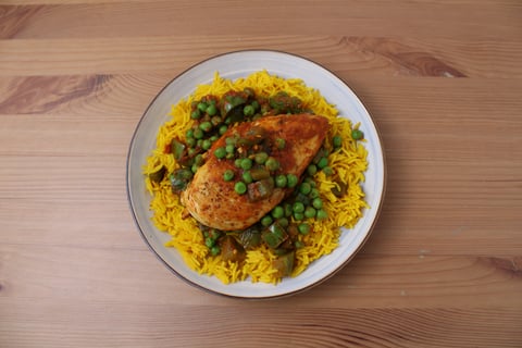 Chicken Jalfrezi - Step #5 Plate your dish