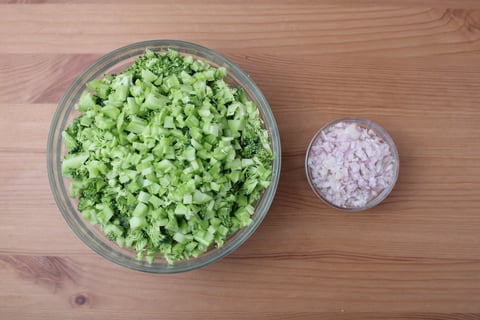 Crispy Pancetta & Creamy Broccoli Risotto - Step #2 Mise en place