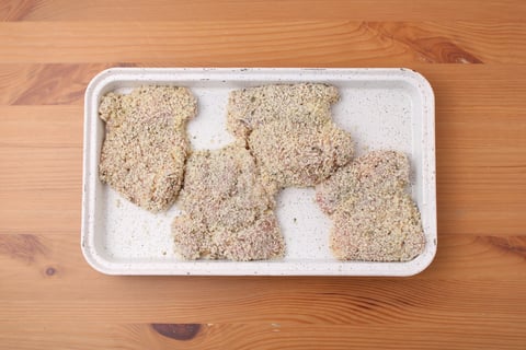 Crispy Dijonnaise Chicken Thighs - Step #2 Préparer le poulet