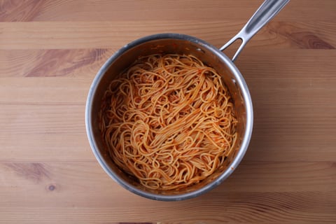 Dinner + Lunch Combo: Beef & Mozzarella Meatballs - Step #4 Combine the pasta