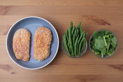 Tonkatsu Pork Chops - Step #2 Mise en place