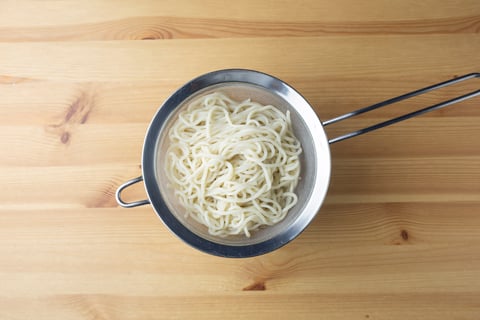 Indonesian-Style Ground Beef & Noodles - Step #3 Boil the noodles