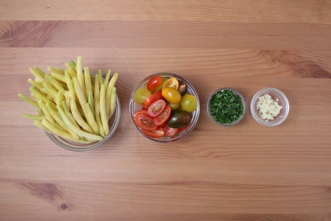 L’Artisan: Greek-Style T-Bone Lamb Chops with Pistachios - Step #2 Mise en place