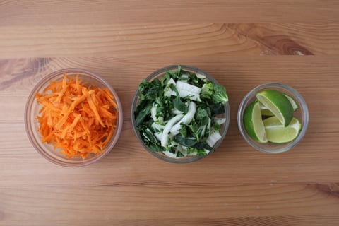 Beef Shanghai Noodles - Step #3 Mise en place
