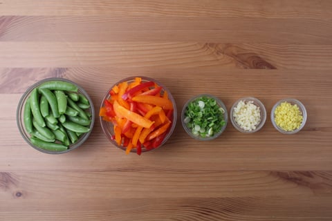 Veggie Shanghai Noodle Stir-Fry - Step #1 Mise en place