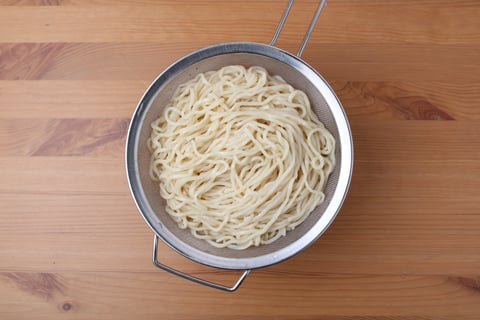 Veggie Shanghai Noodle Stir-Fry - Step #2 Boil the noodles